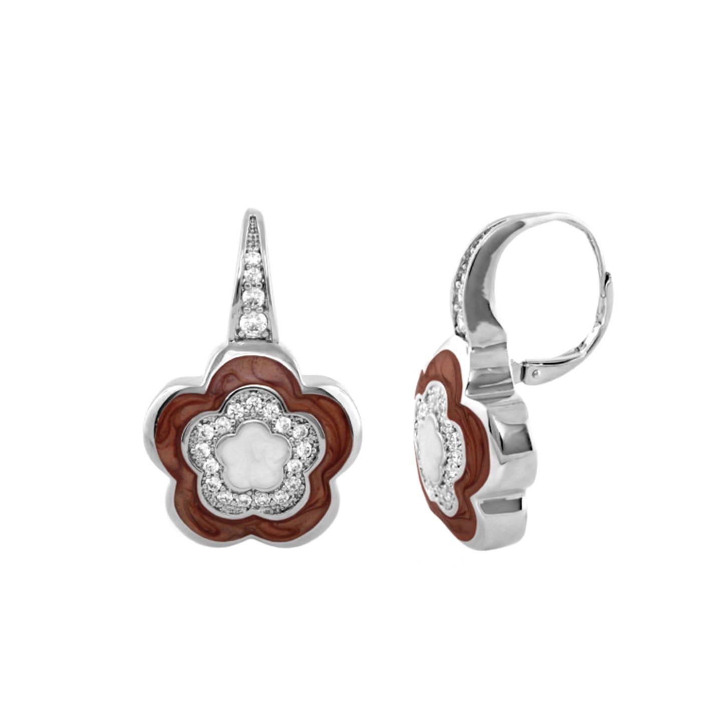 Bamboo Daisy Earrings