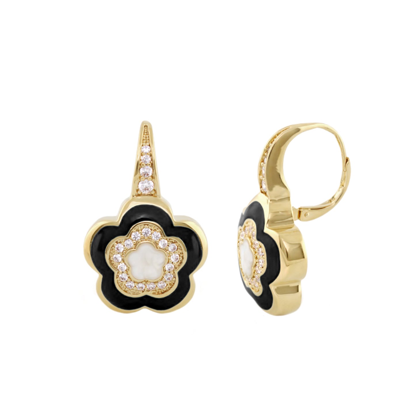 Bamboo Daisy Earrings