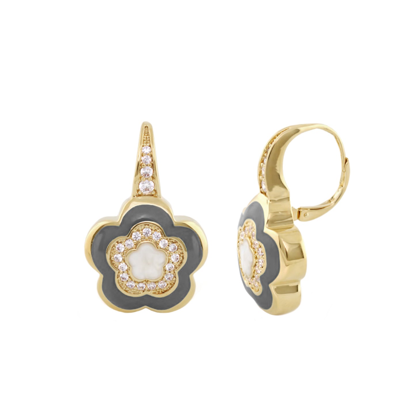 Bamboo Daisy Earrings