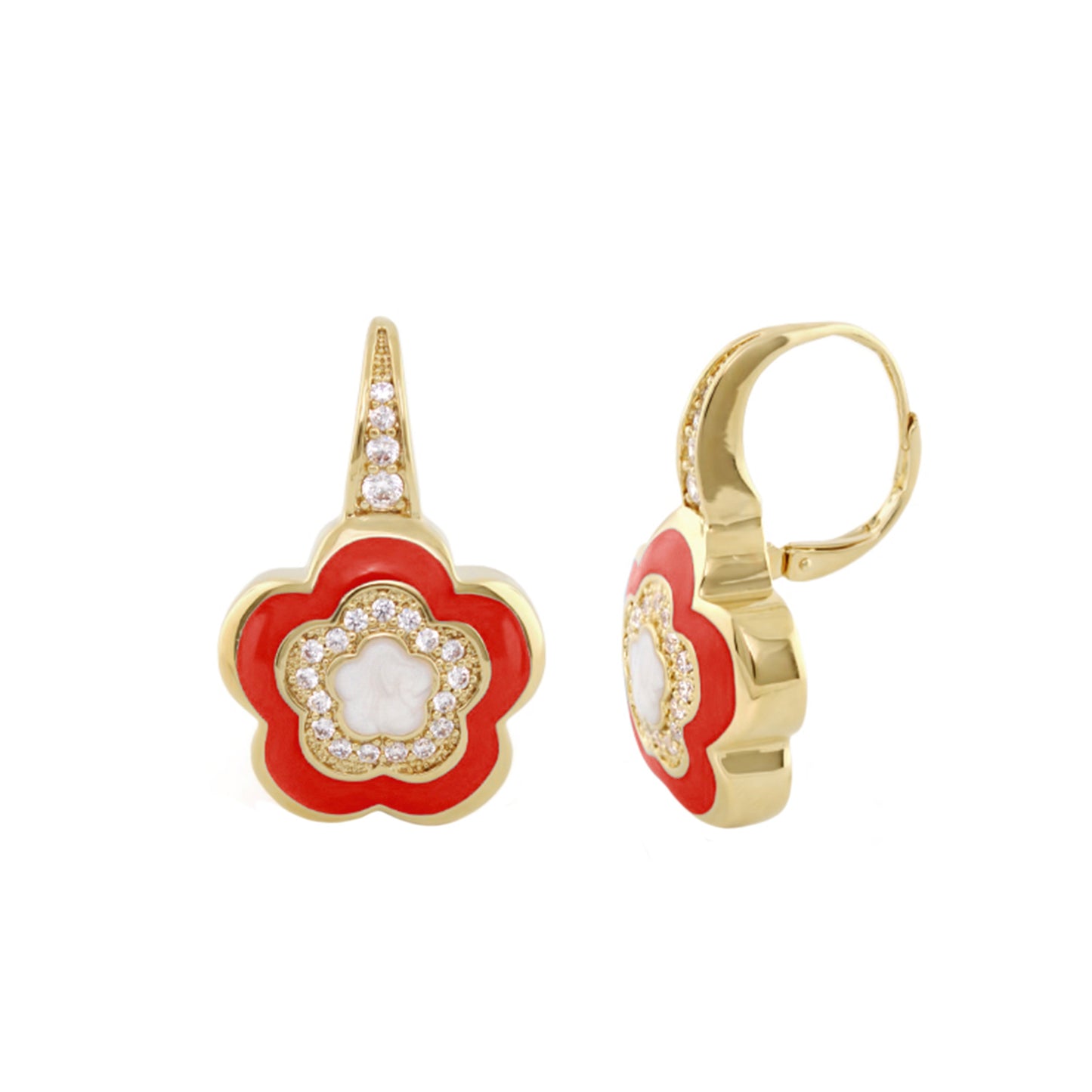 Bamboo Daisy Earrings