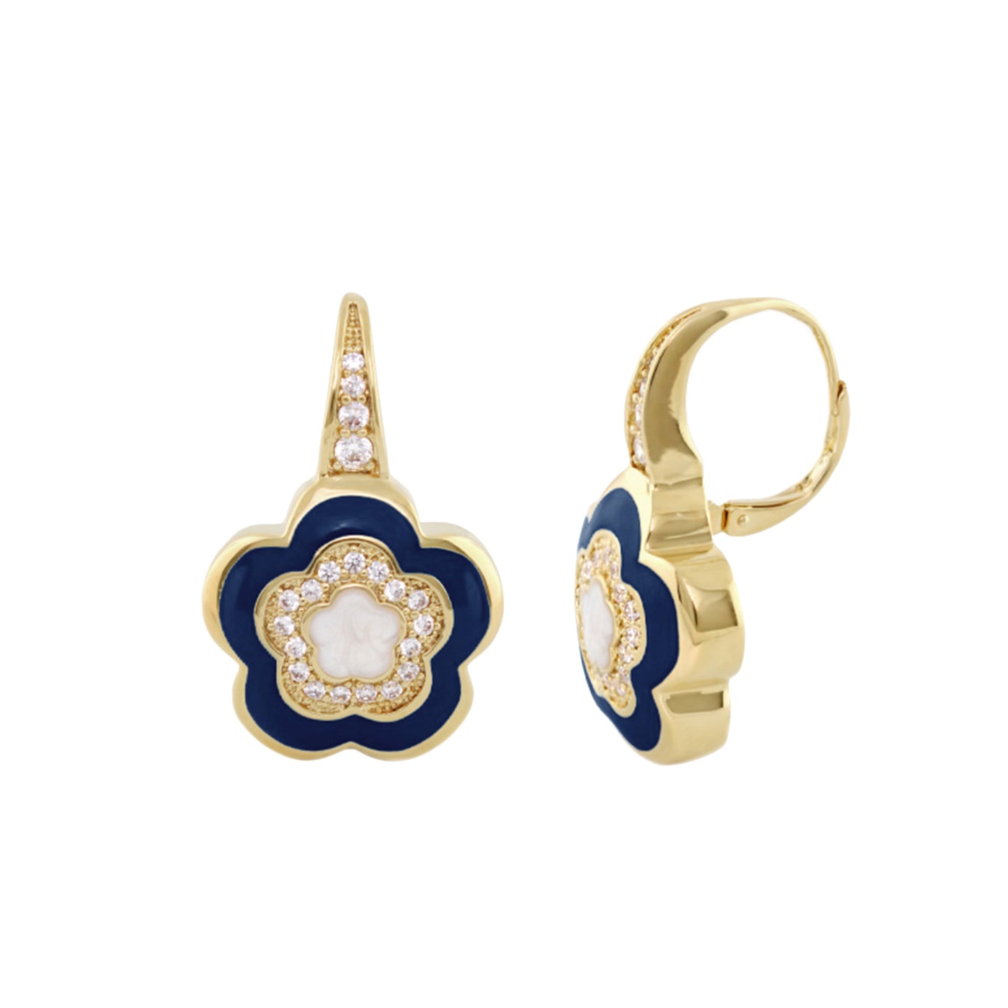 Bamboo Daisy Earrings