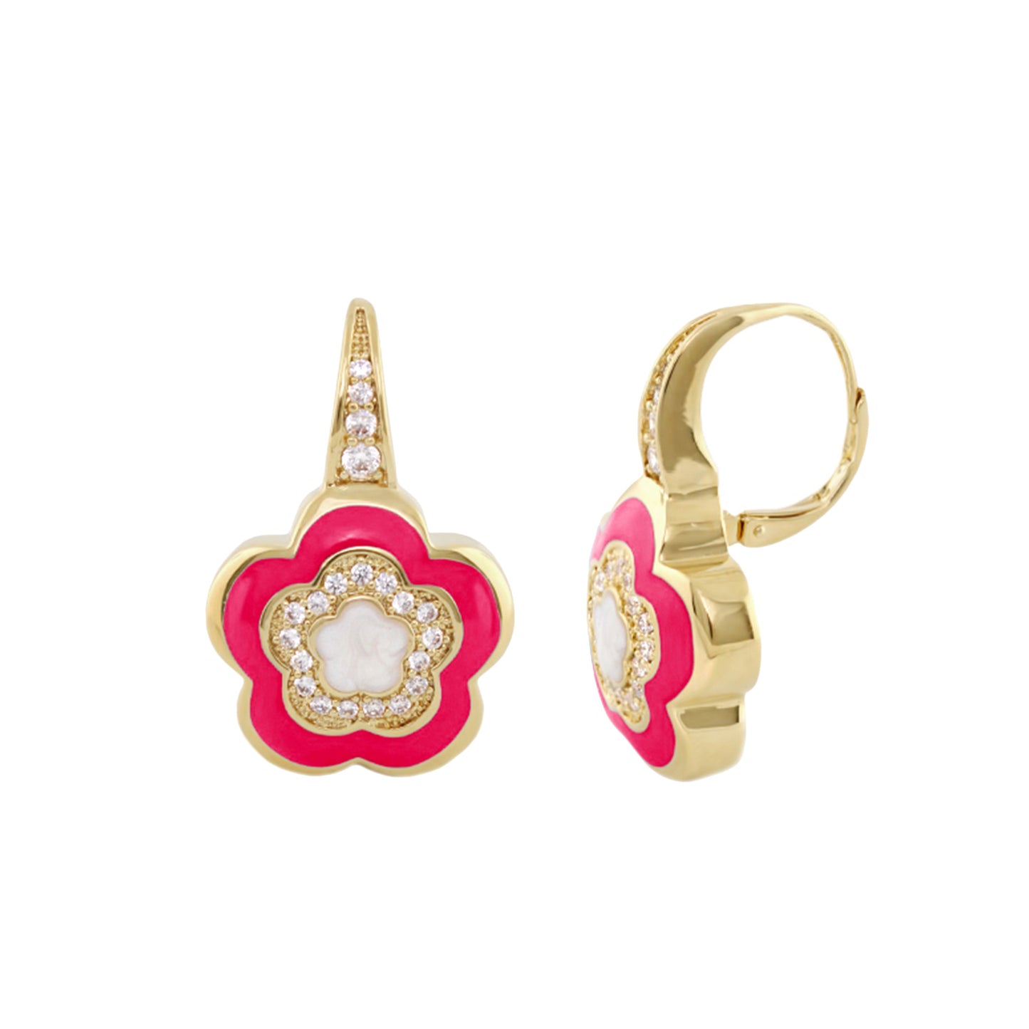 Bamboo Daisy Earrings