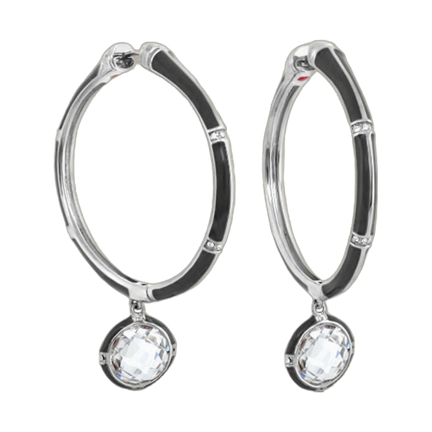 Prince Charming Cubic Zirconia Hoop Earrings