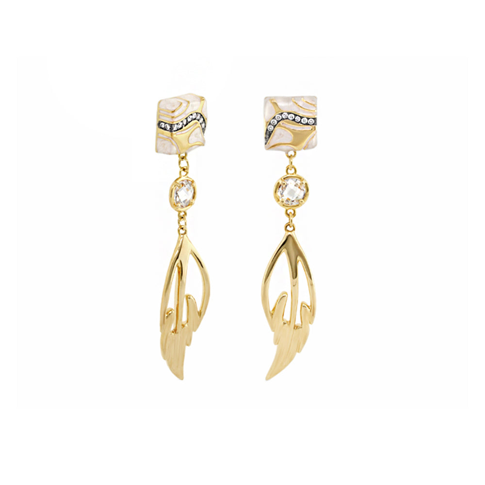 Rock My Swirl Earring