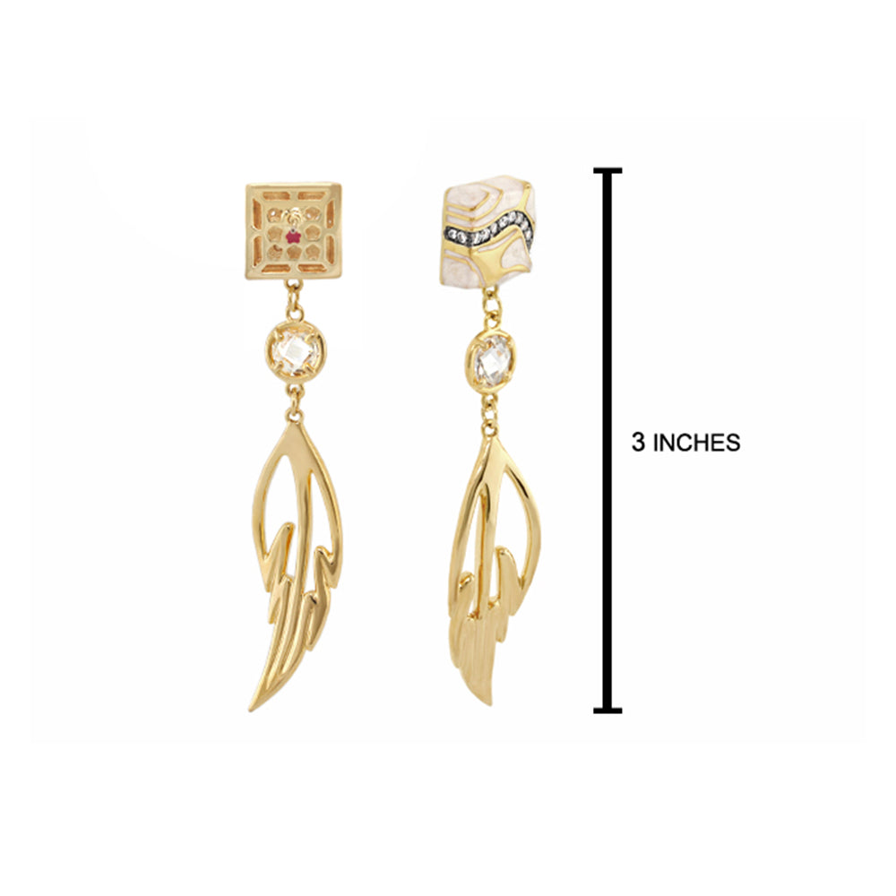 Rock My Swirl Earring