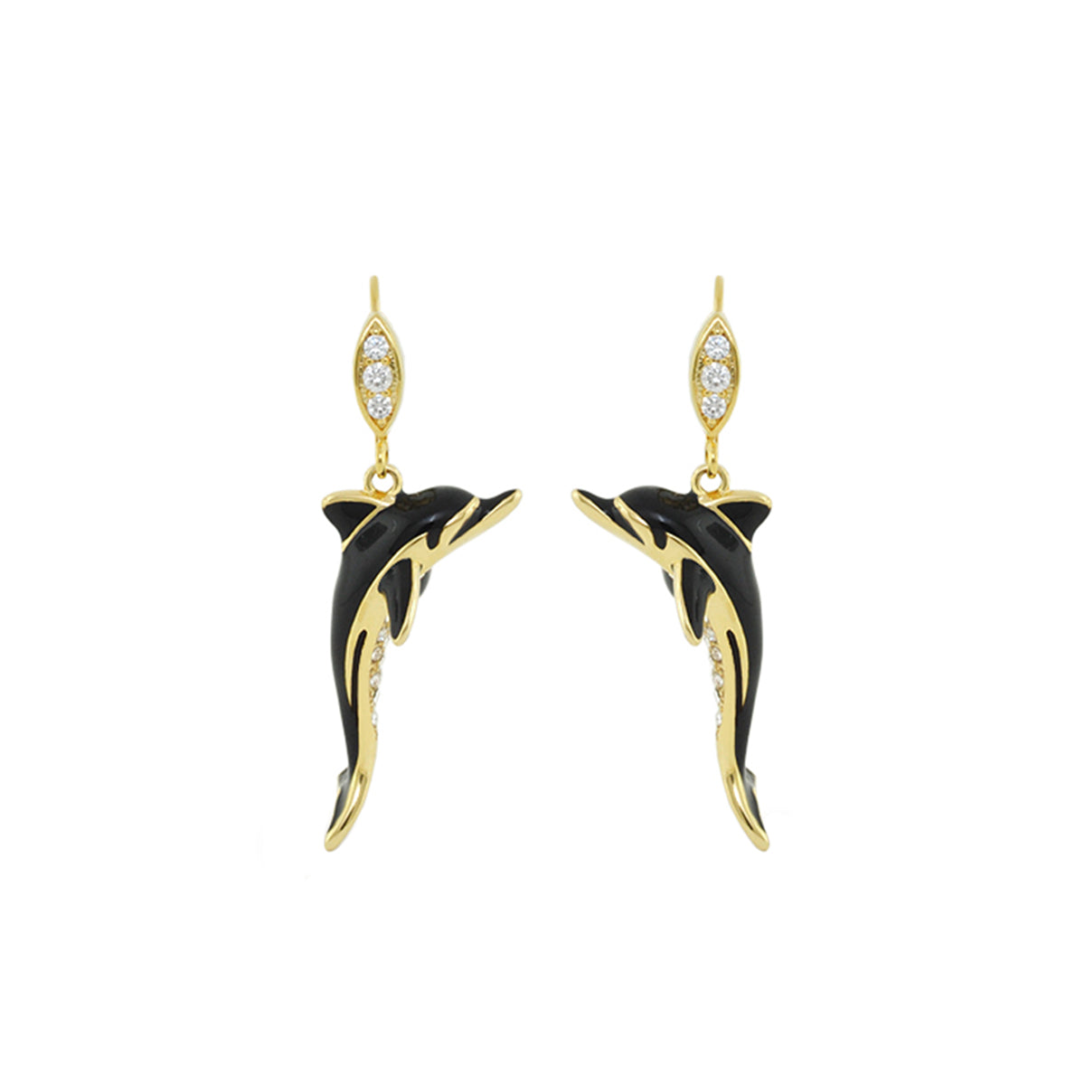 Eau Dolphin Earrings