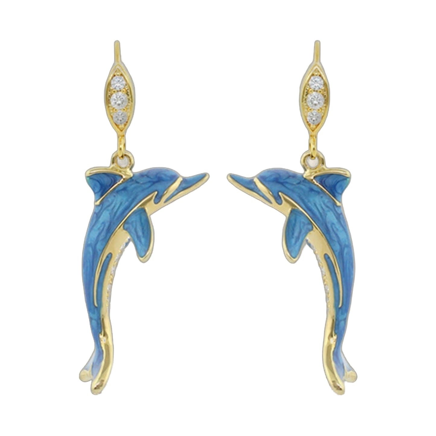 Eau Dolphin Earrings