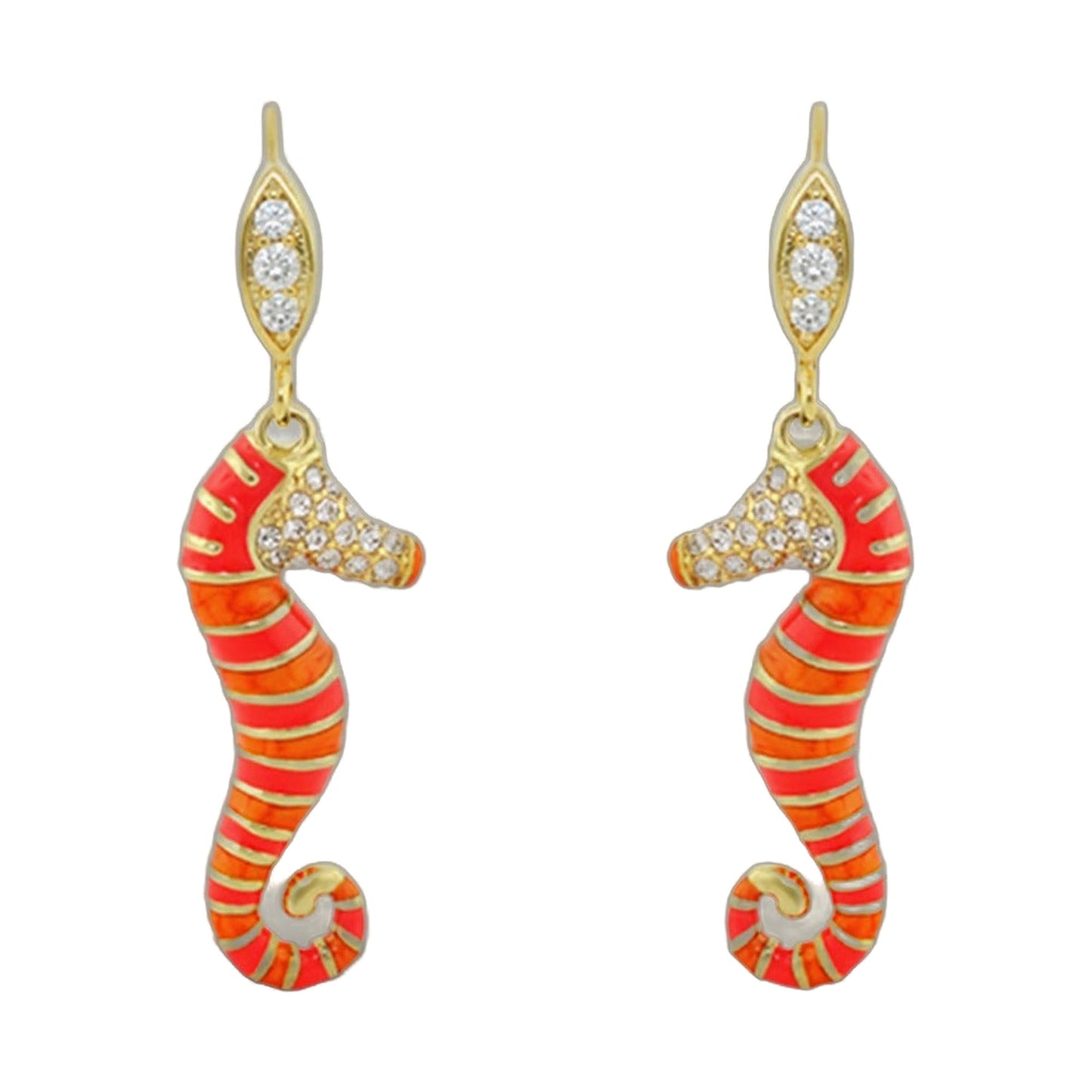 Eau Seahorse Earrings