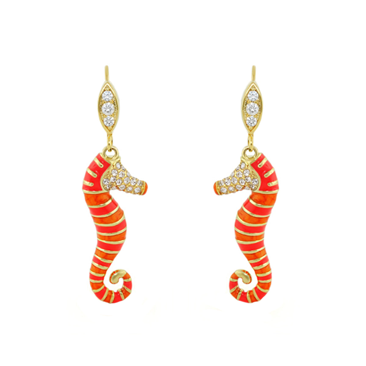 Eau Seahorse Earrings