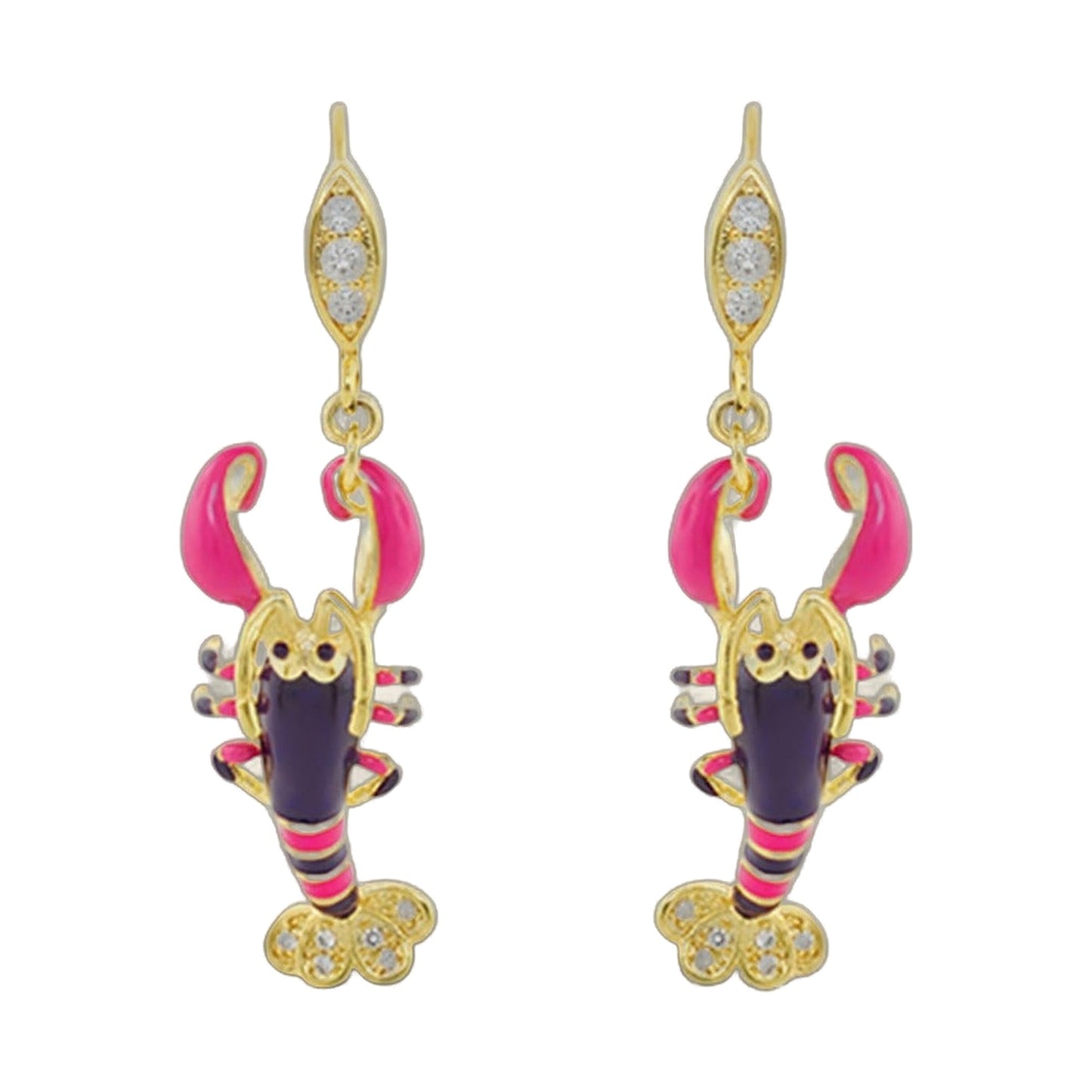 Eau Lobster Earrings
