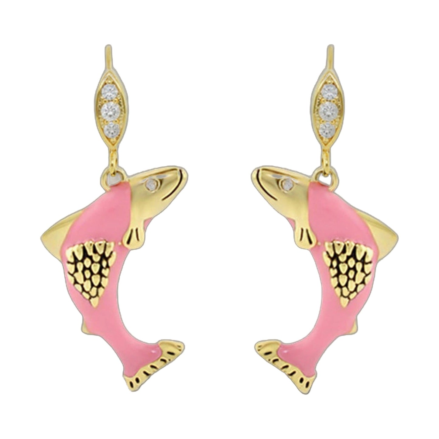 Eau Salmon Earrings