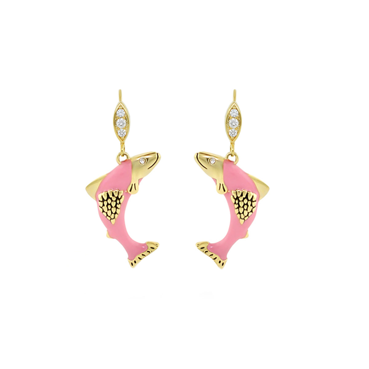 Eau Salmon Earrings