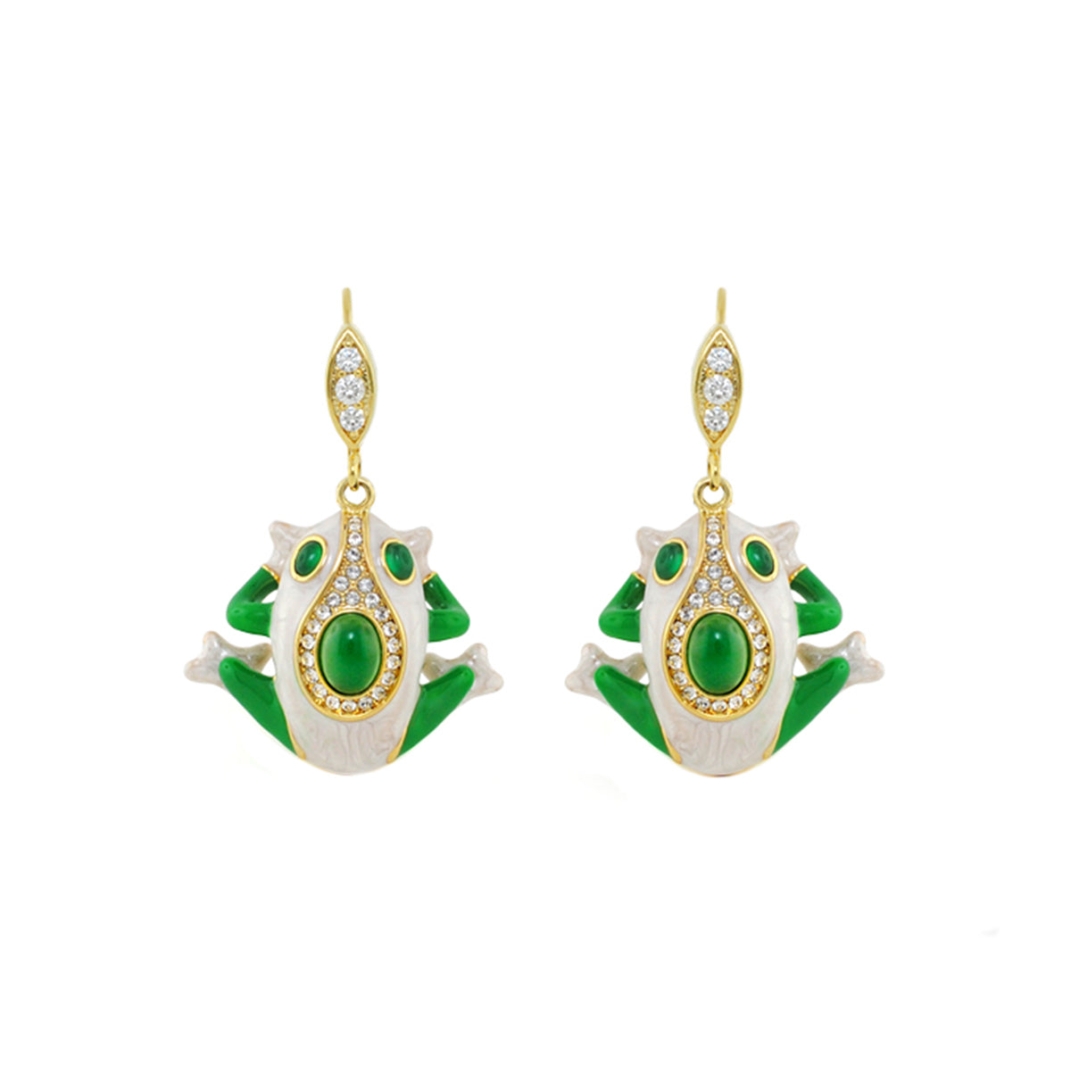 Eau Frog Earrings