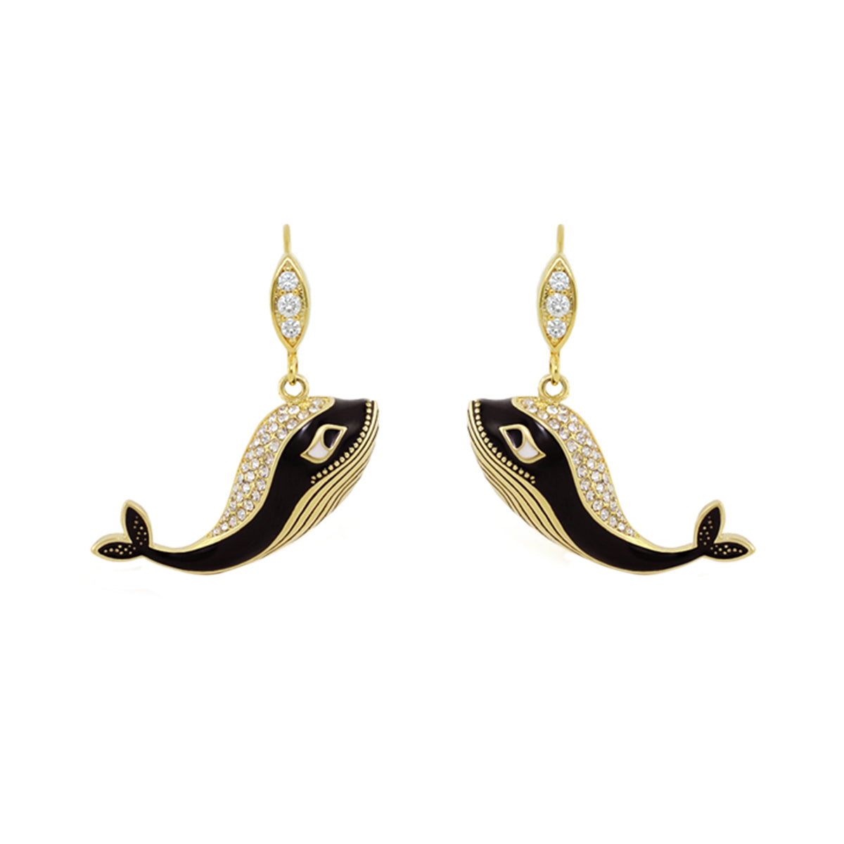 Eau Whale Earrings