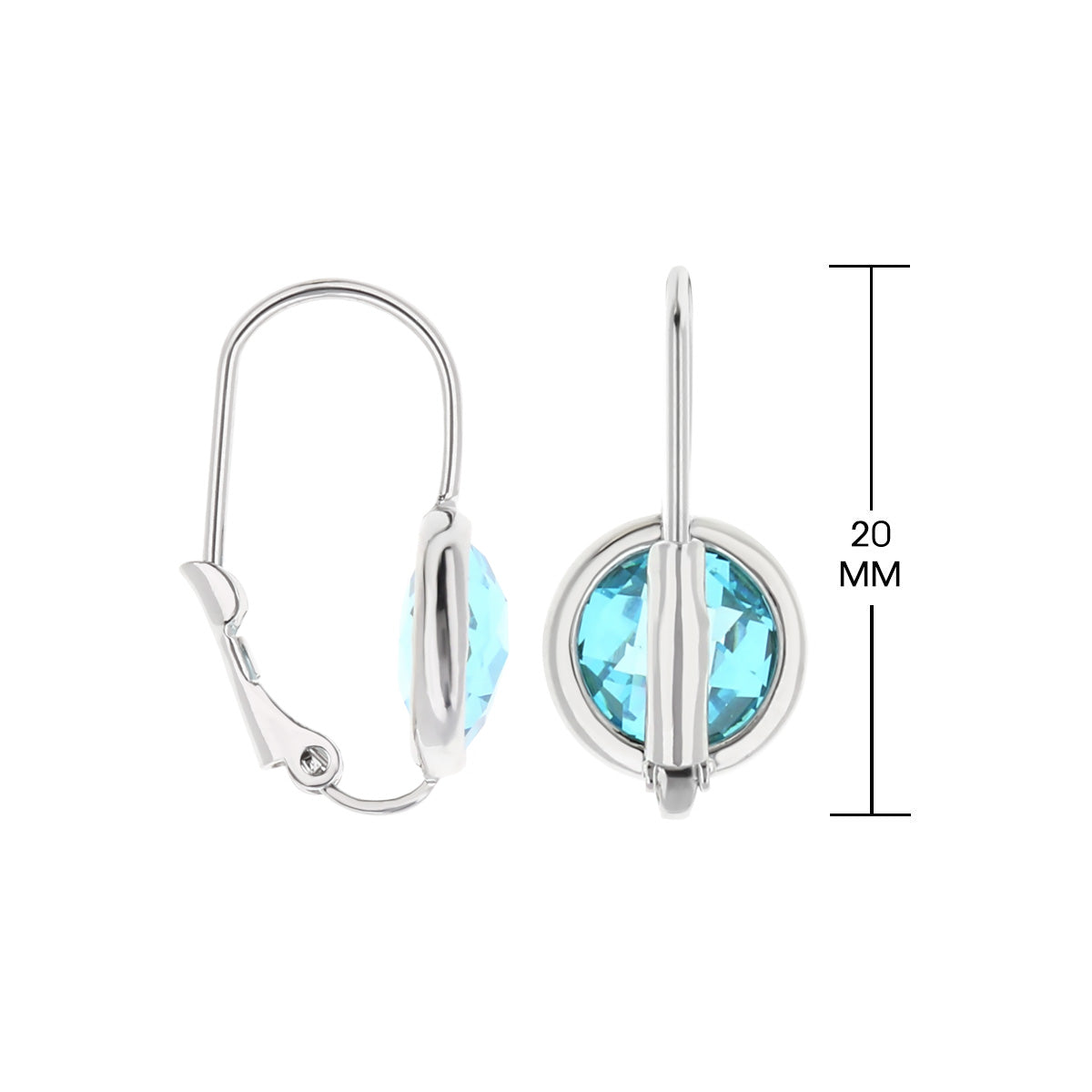March Birthstone Color Earrings