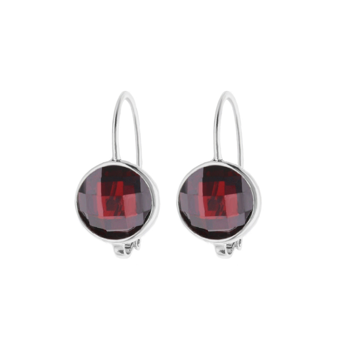 January Birthstone Color Earrings
