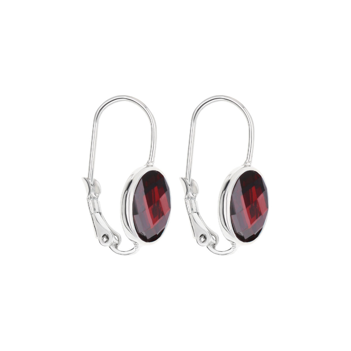 January Birthstone Color Earrings