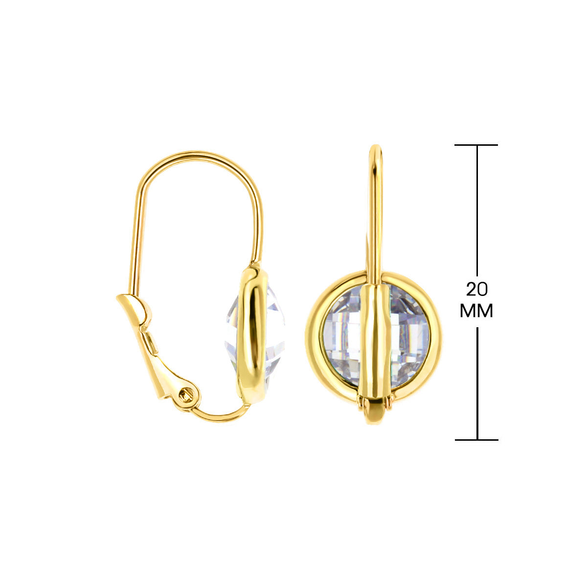 April Birthstone Color Earrings