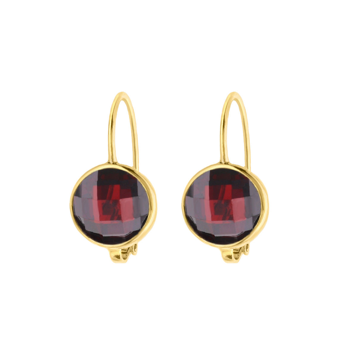 January Birthstone Color Earrings