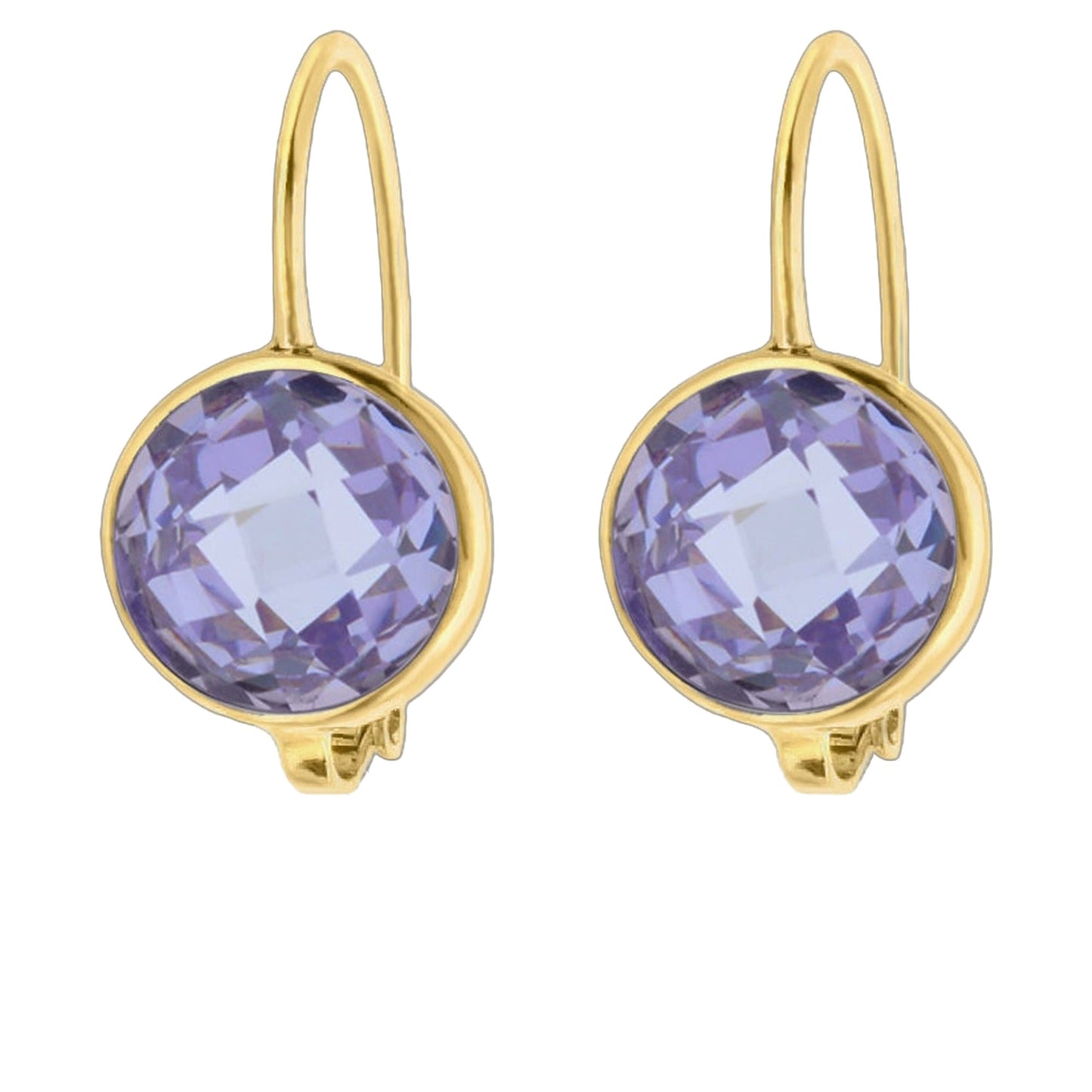 February Birthstone Color Earrings