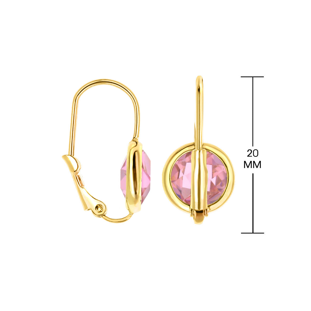 October Birthstone Color Earrings