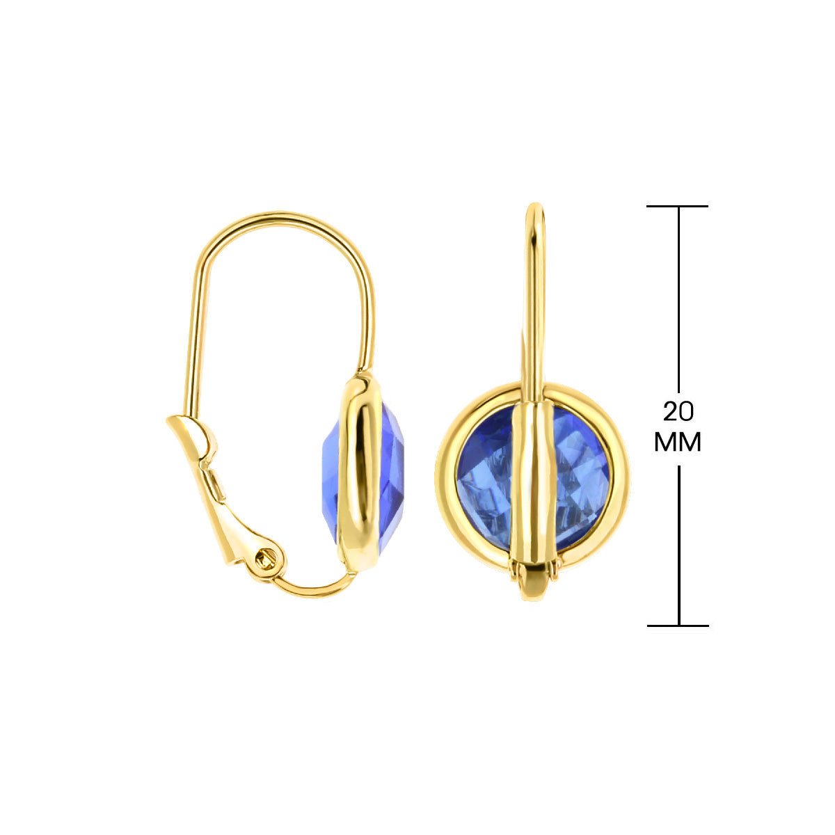 September Birthstone Color Earrings