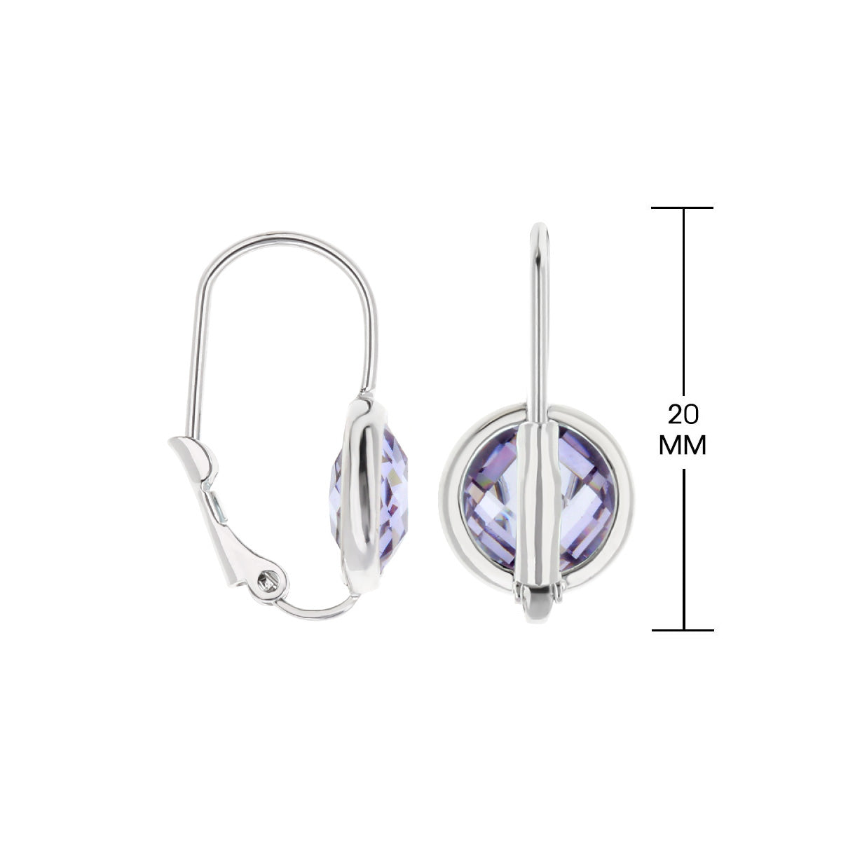 June Birthstone Color Earrings