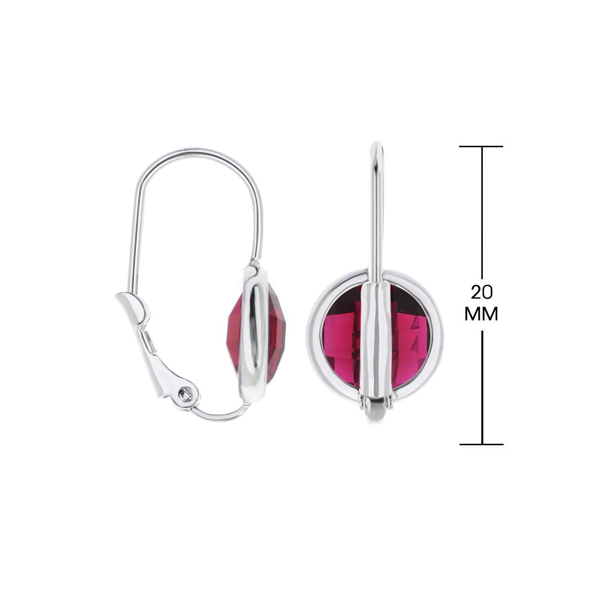 July Birthstone Color Earrings