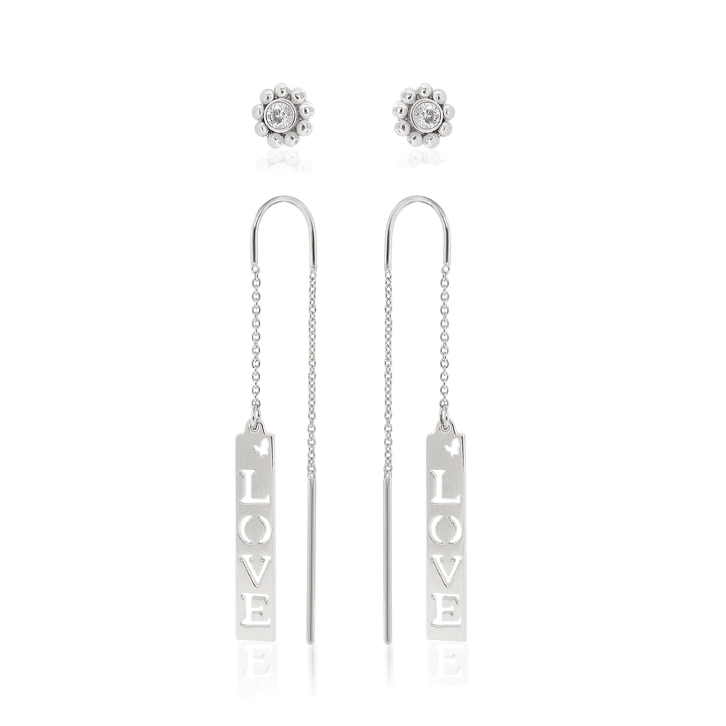Sydney Leigh Love Earring Set of 2