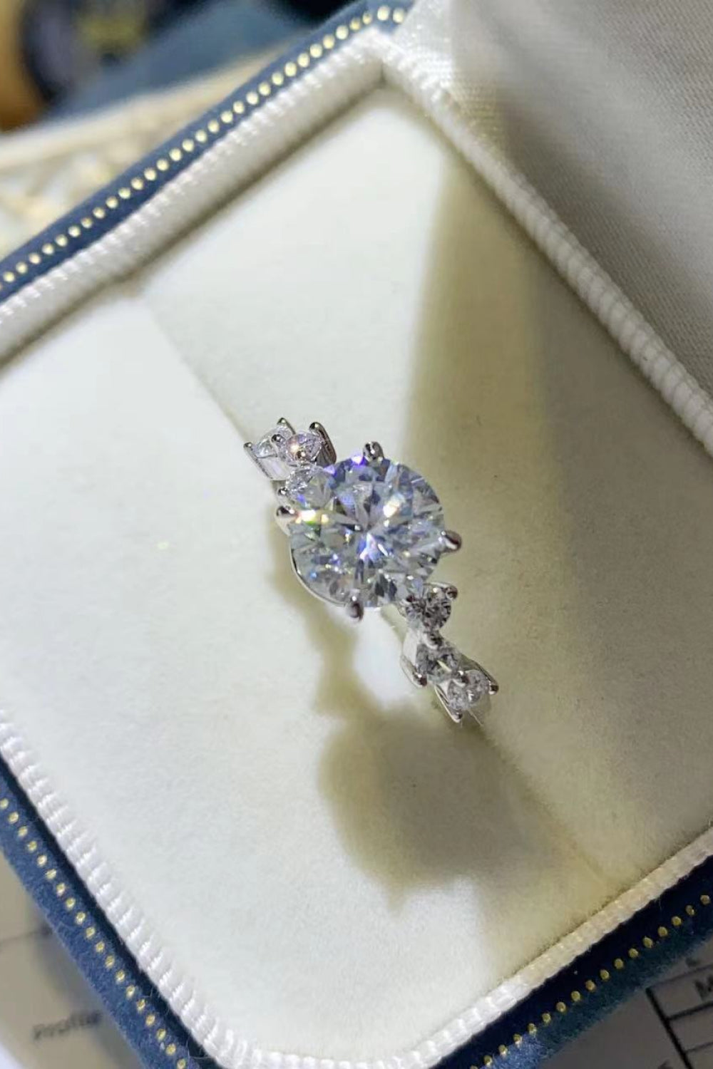 2 Carat Brilliant Round Cut Sparkala™ Platinum Over Pure Sterling Silver Ring