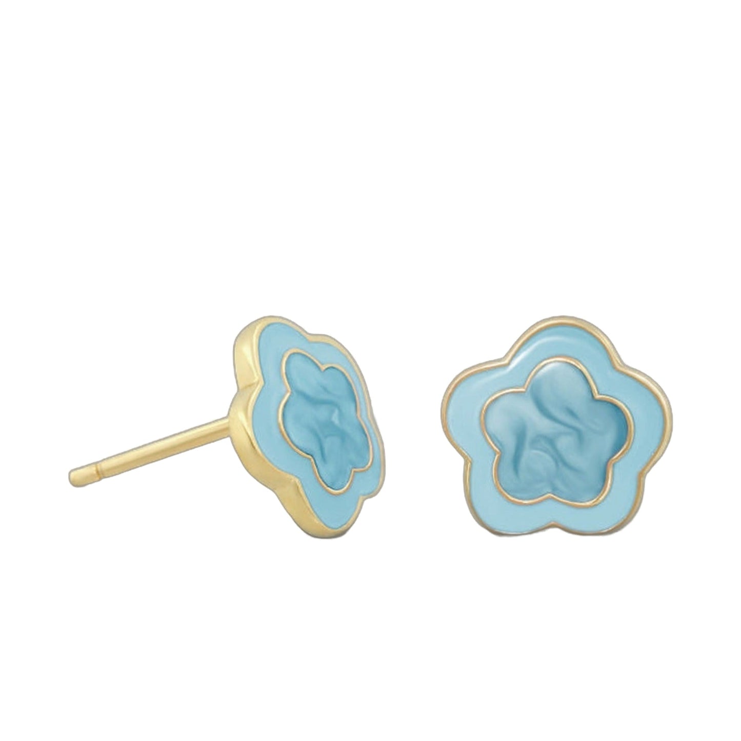 .925 Girls Daisy Earrings