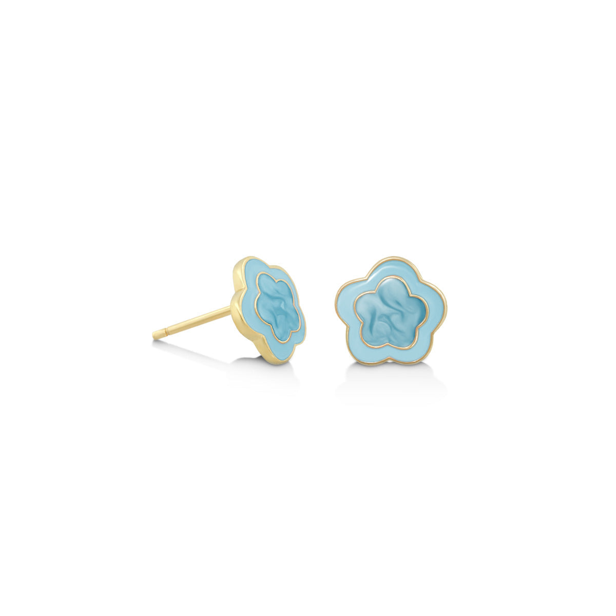 .925 Girls Daisy Earrings