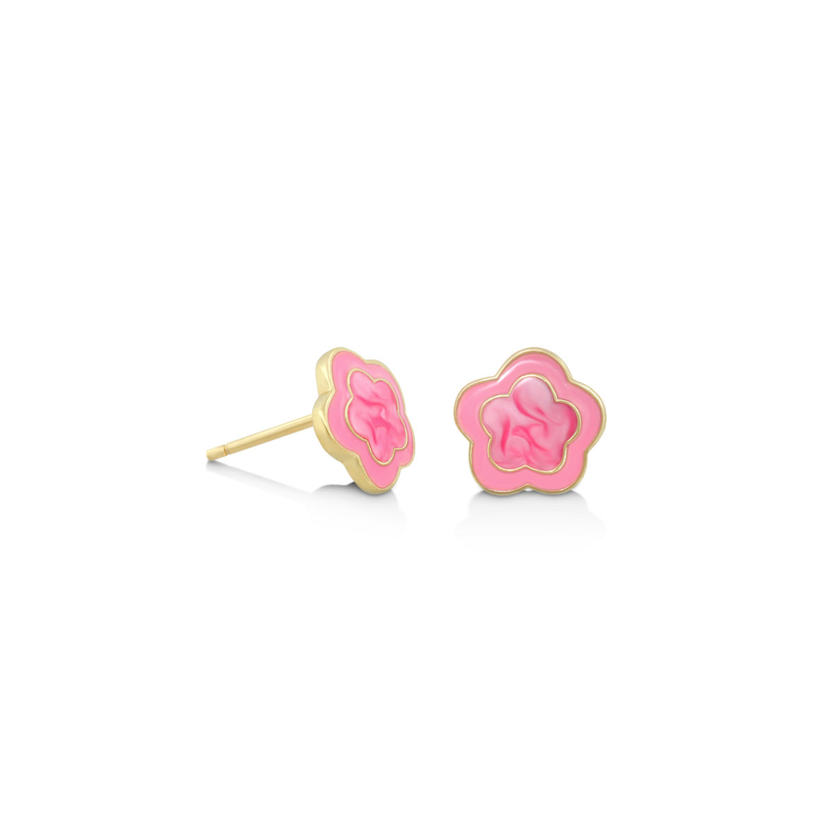 .925 Girls Daisy Earrings