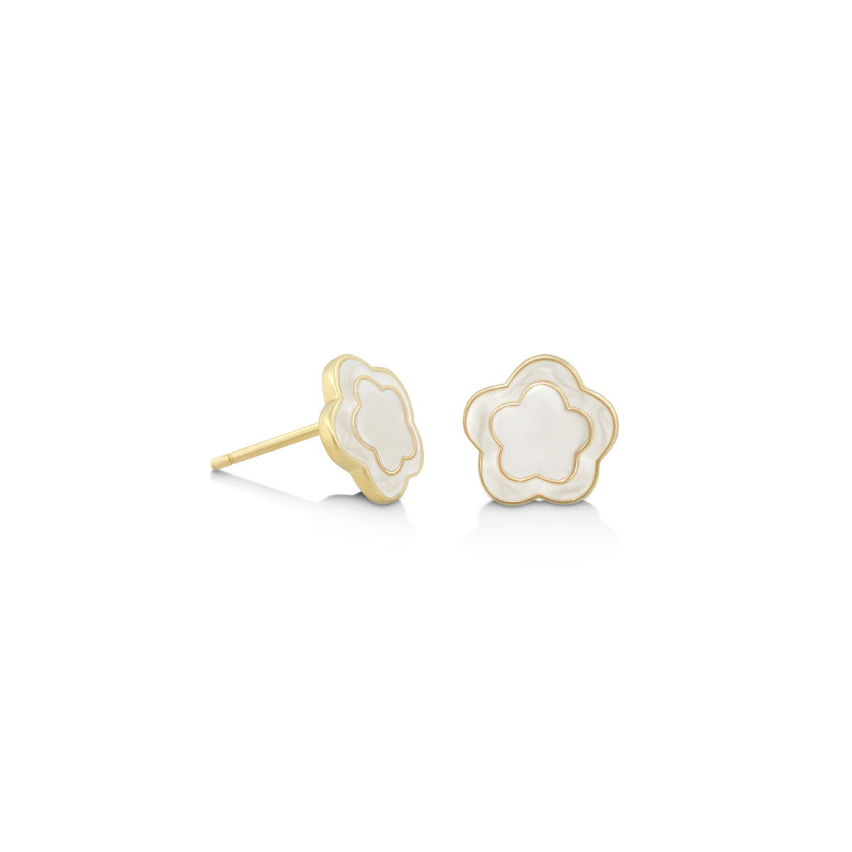 .925 Girls Daisy Earrings