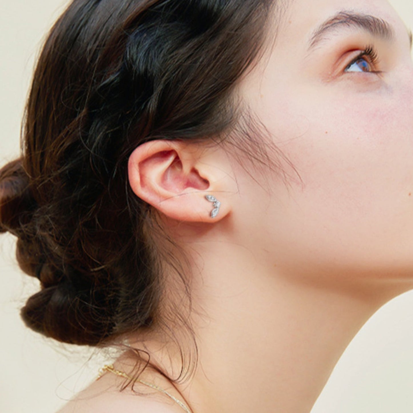 Sparkala™ Platinum-Plated Pure Sterling Silver Stud Earrings