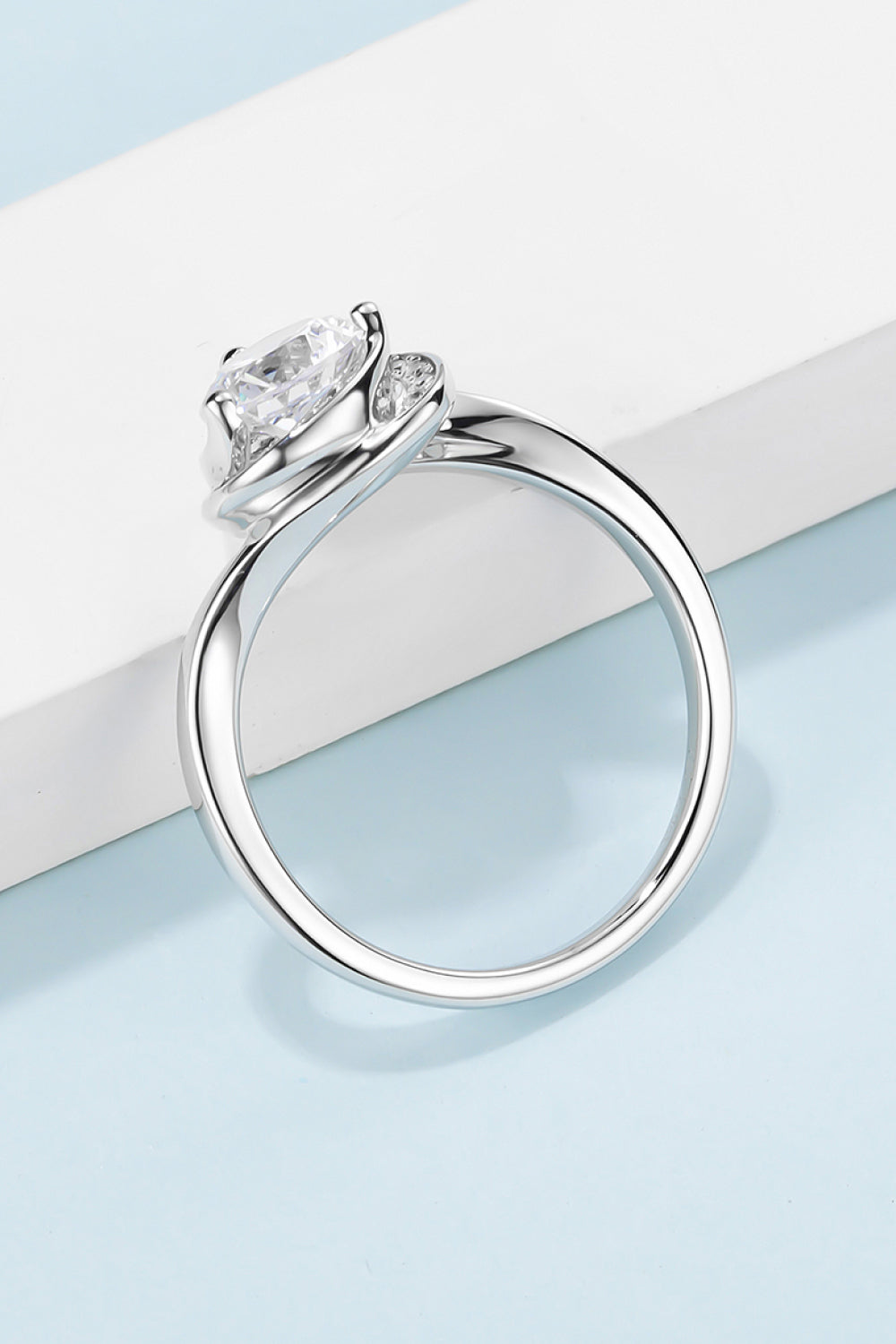 1 Carat Sparkala™ Platinum Over Pure Sterling Silver Heart Ring