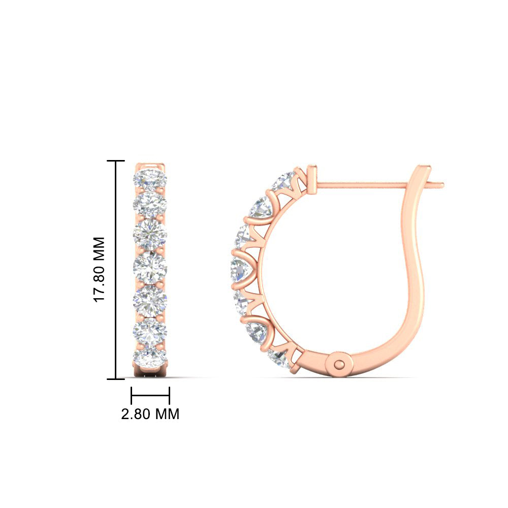 Modern Huggie Hoop Earrings