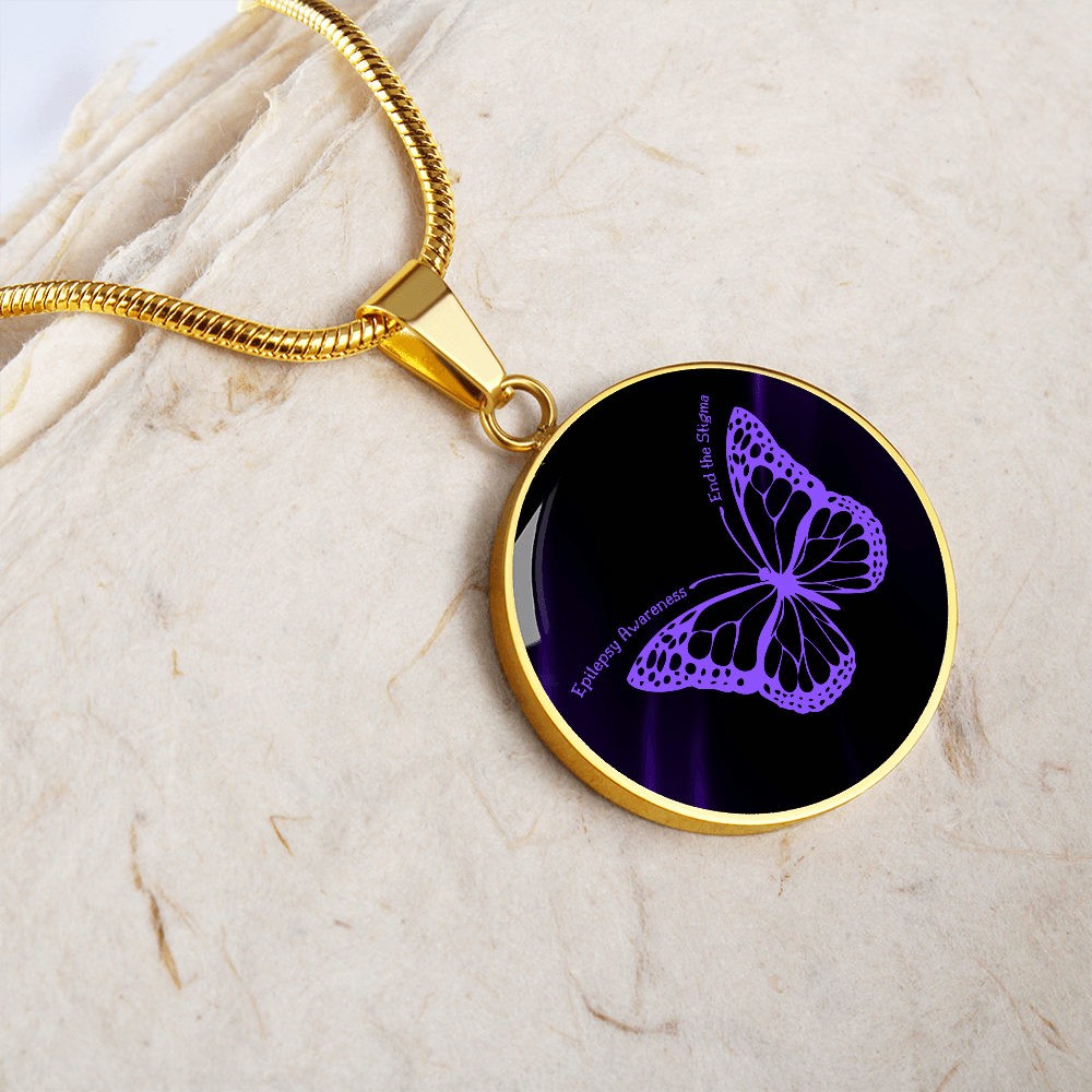 Epilepsy Butterfly Necklace