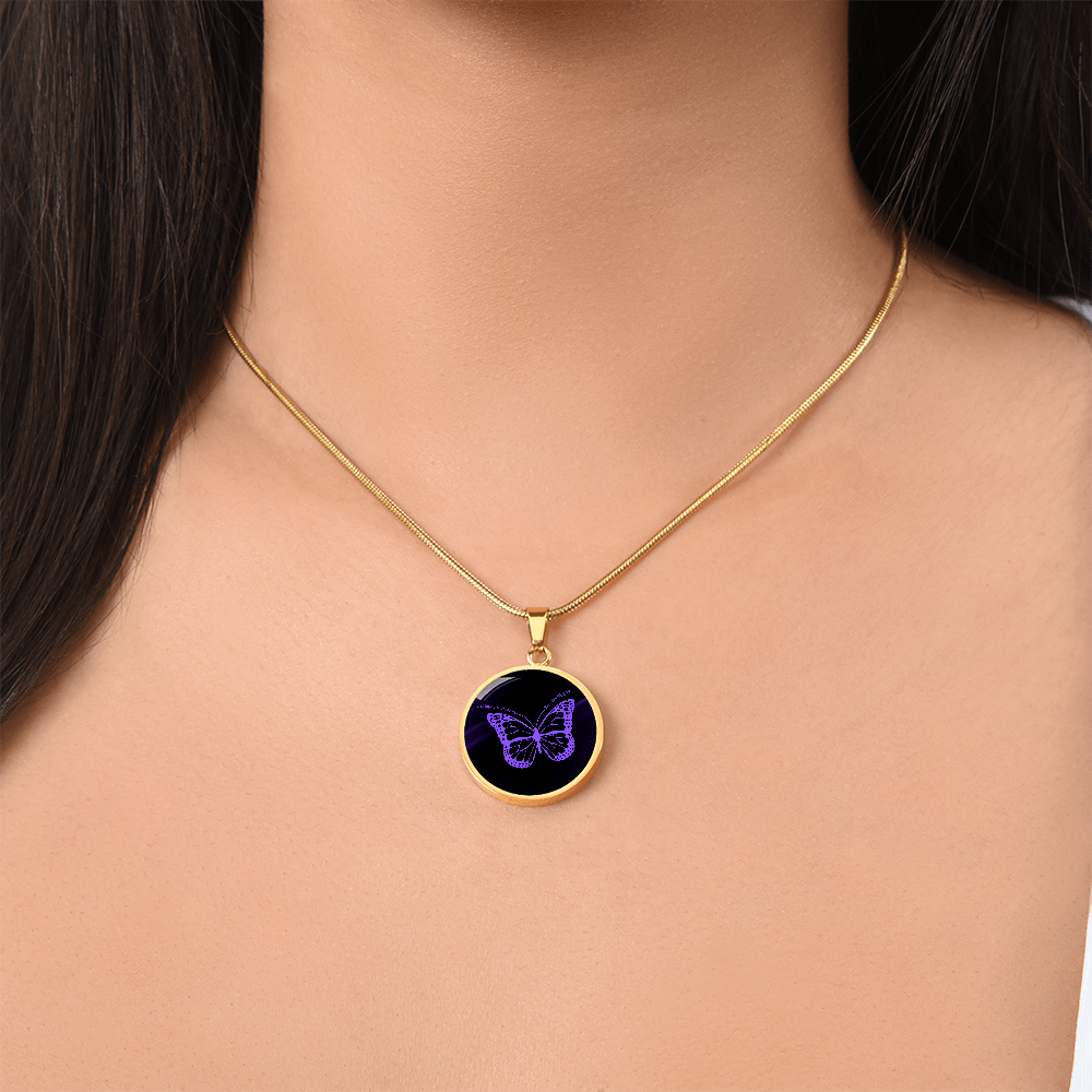 Epilepsy Butterfly Necklace