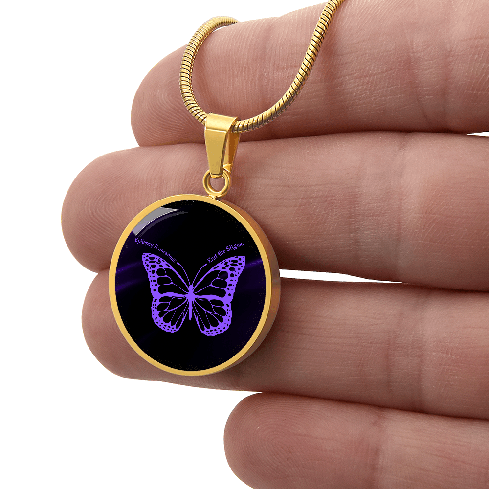 Epilepsy Butterfly Necklace