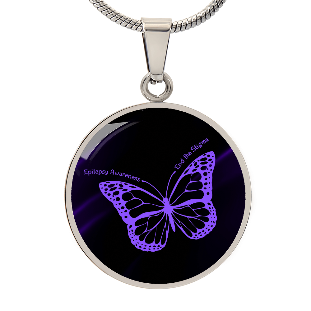 Epilepsy Butterfly Necklace