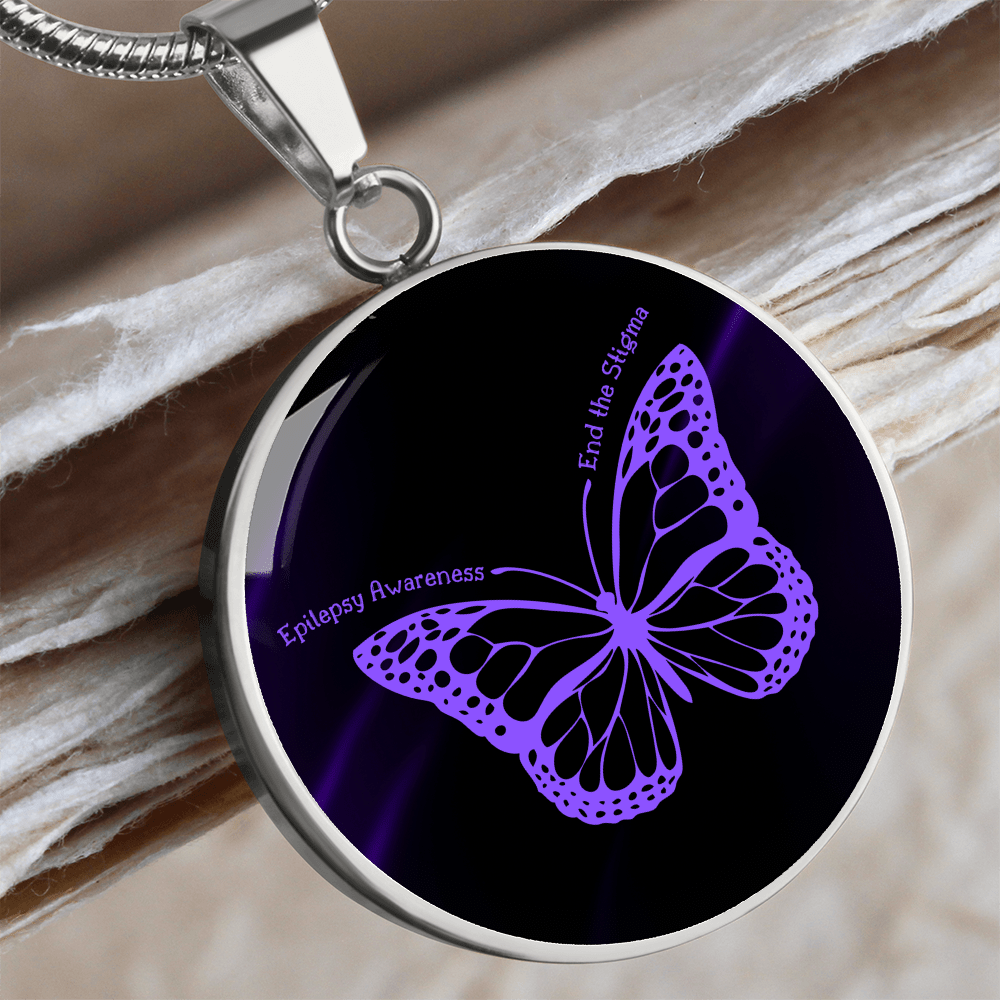 Epilepsy Butterfly Necklace