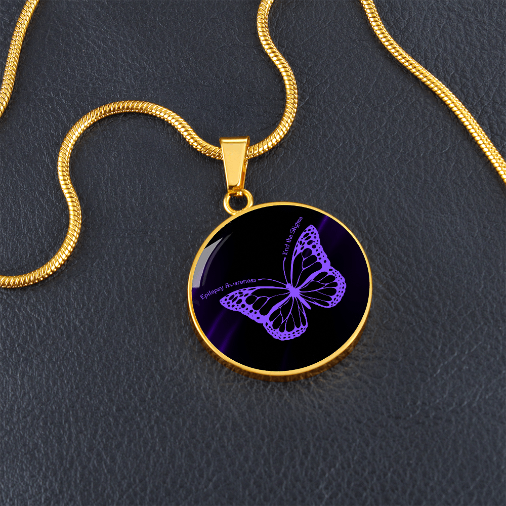 Epilepsy Butterfly Necklace
