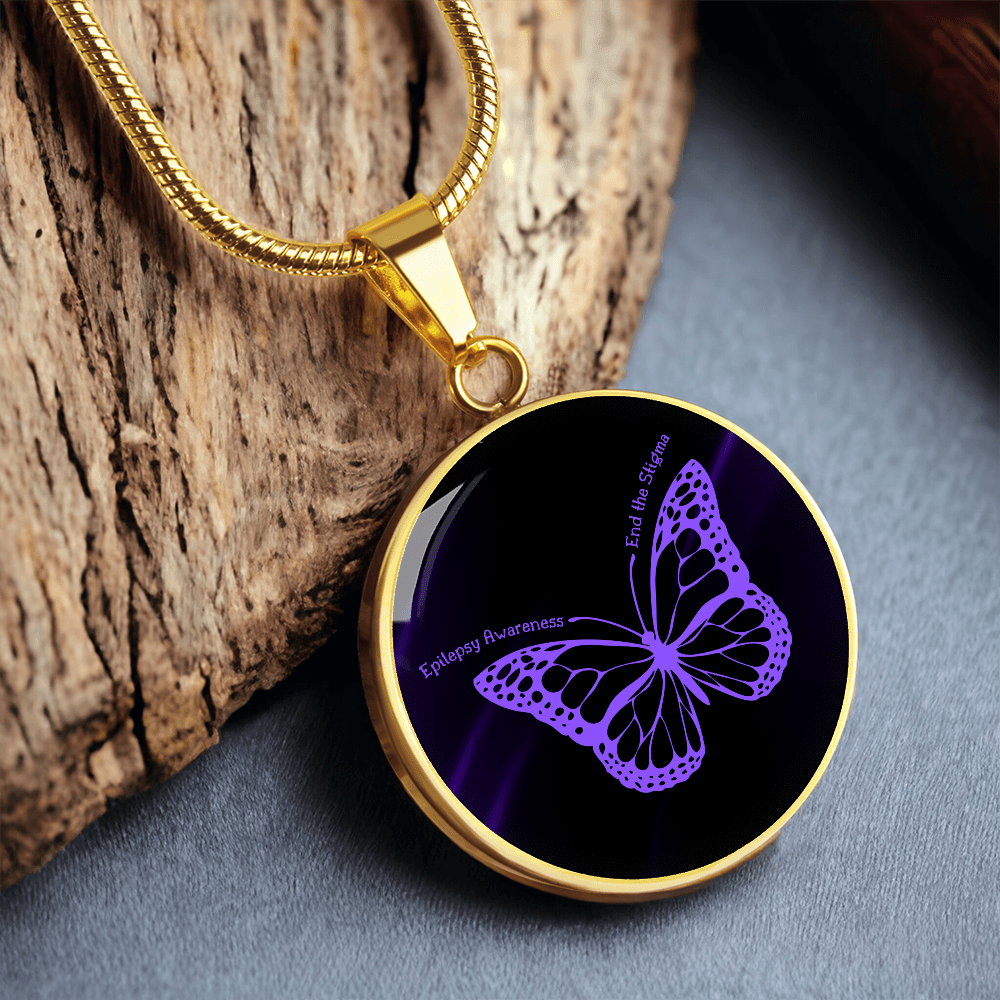 Epilepsy Butterfly Necklace
