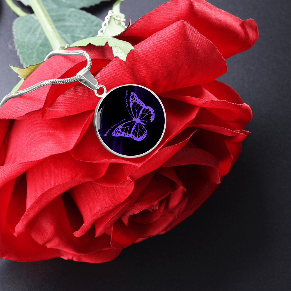 Epilepsy Butterfly Necklace