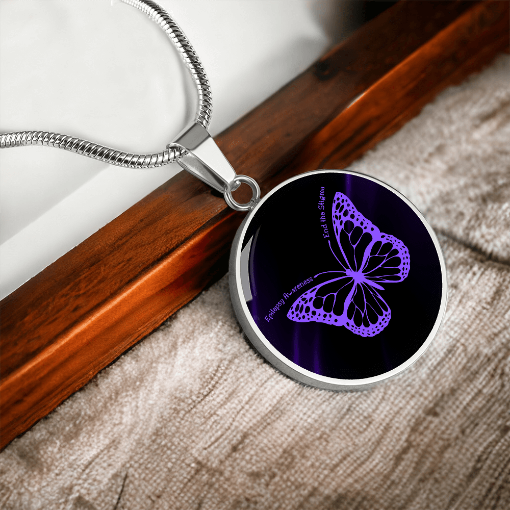 Epilepsy Butterfly Necklace
