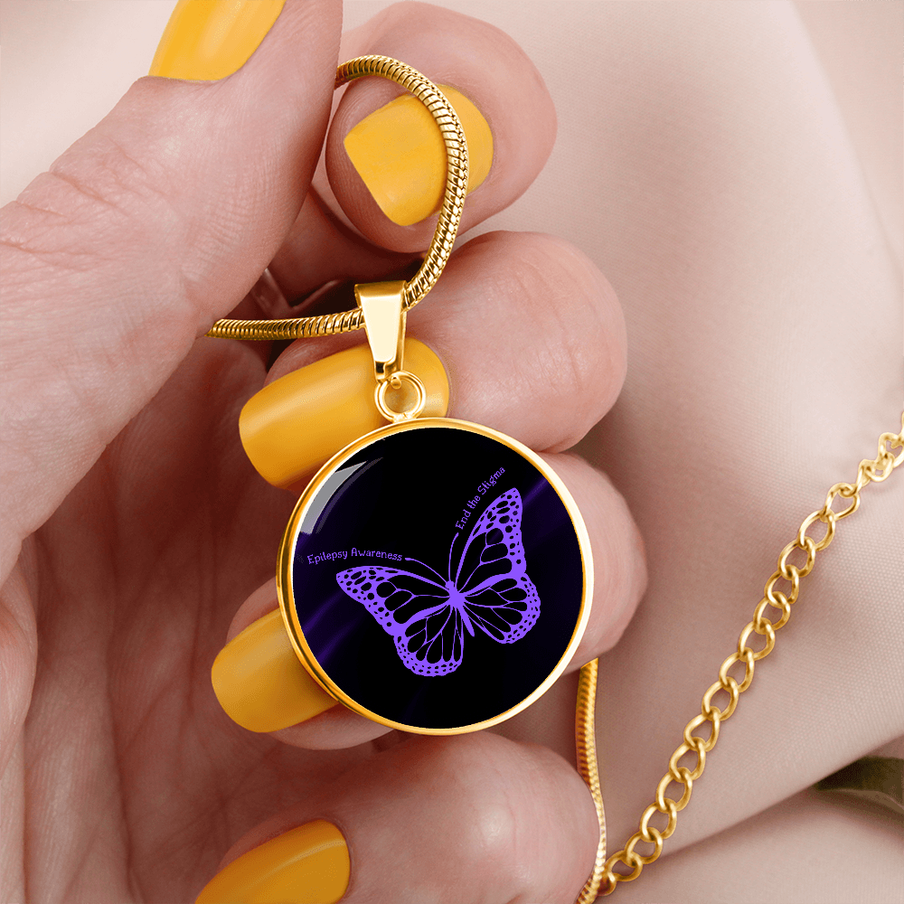 Epilepsy Butterfly Necklace