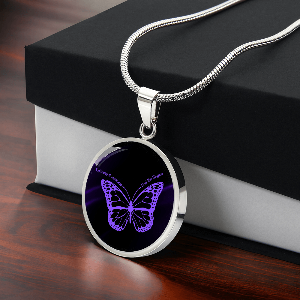 Epilepsy Butterfly Necklace
