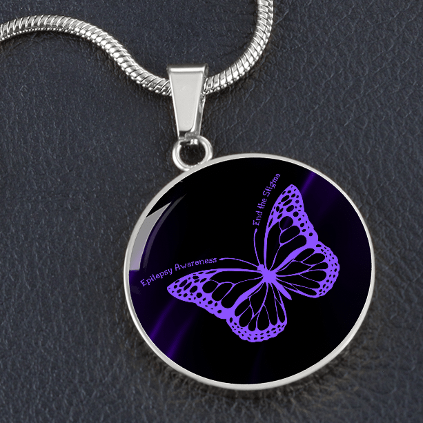 Epilepsy Butterfly Necklace