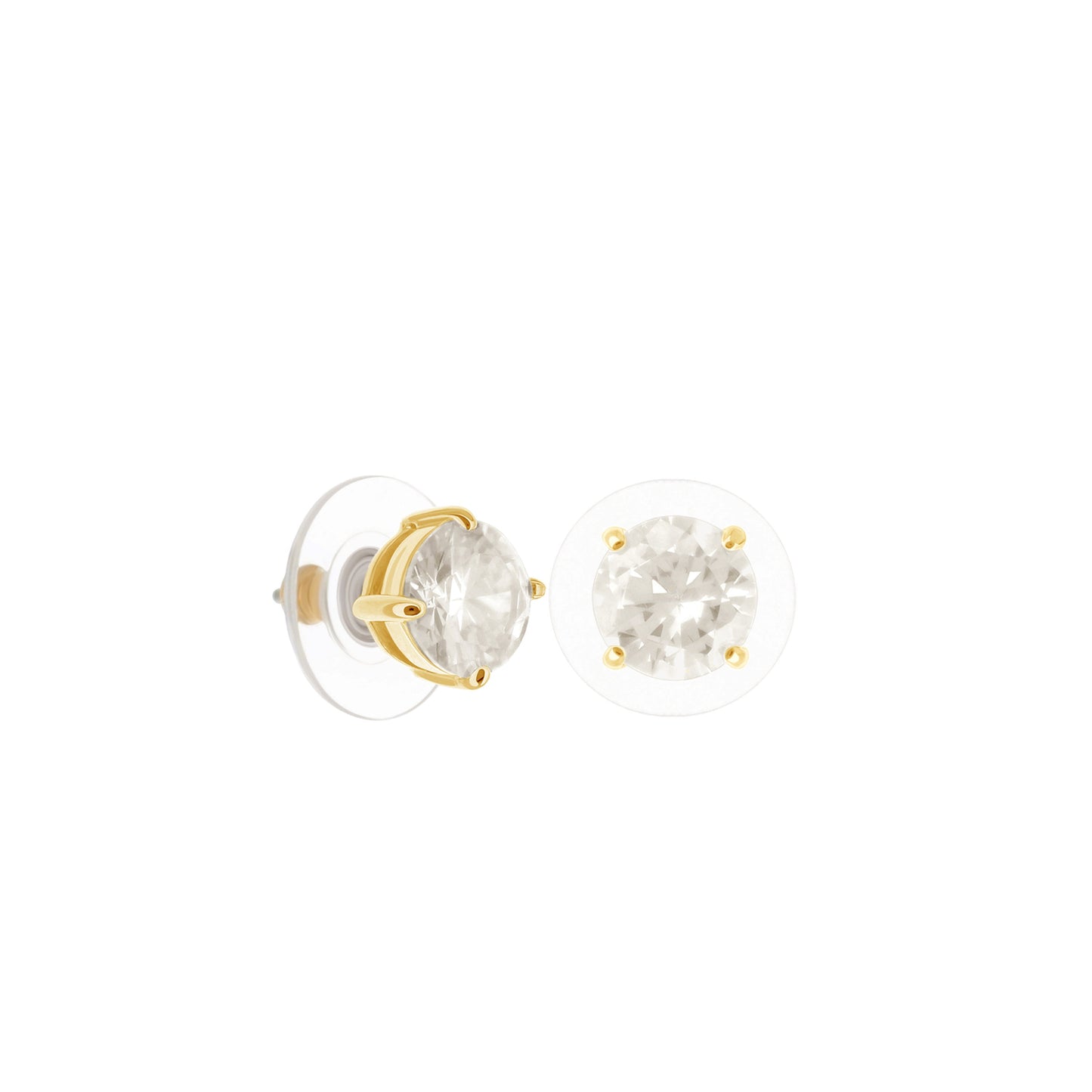 925 Stud Earrings 2 Ct